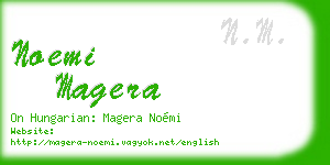 noemi magera business card